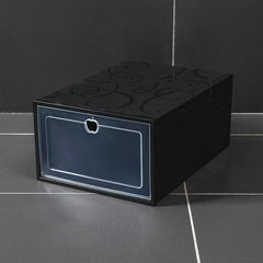 12 Pack Shoe Storage Organizer Boxes, Shoe Boxes Clear Plastic Stackable, Shoe Organizer for Closet, Plastic Shoe Boxes with Lids, Shoe Containers for Entryway, Bedroom