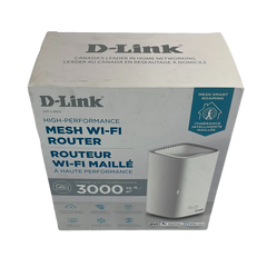 (NEW OPEN) D-Link High-Performance Scalable Mesh Wi-Fi Router DIR-L1900, White