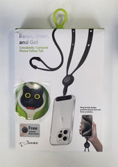 BONE Universal Adjustable Crossbody CAT THEME Lanyard Phone Tether Tab, Compatible for All Smartphones