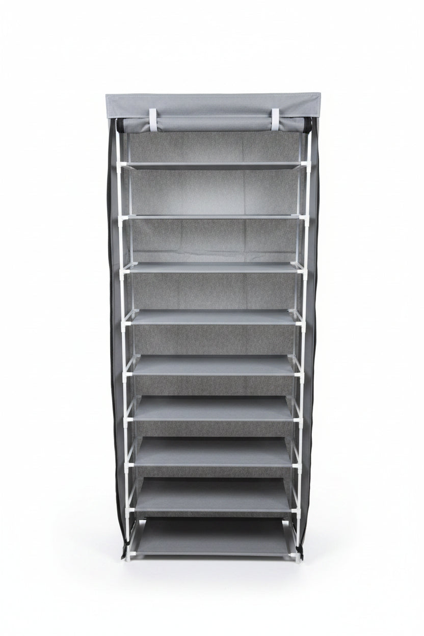 9 Tiers covered shoe rack